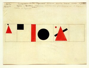 Terv a szónoki emelvényhez, 1919 (wc és ceruza, papír) (lásd még 114395)